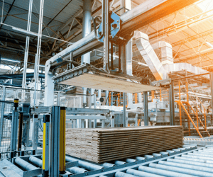 Industrial manufacturing plant
