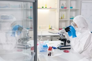 lab worker